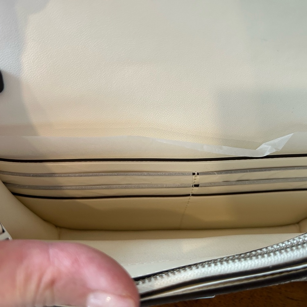 Tory Burch Snake Print Clutch - Black and Gray - Picture 4 of 13